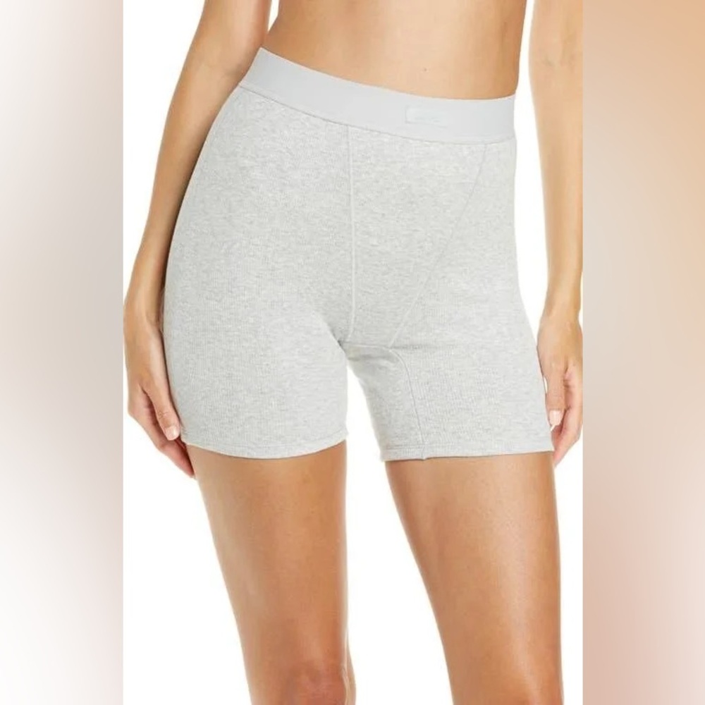 Skims Cotton Rib Boxer - Picture 2 of 12